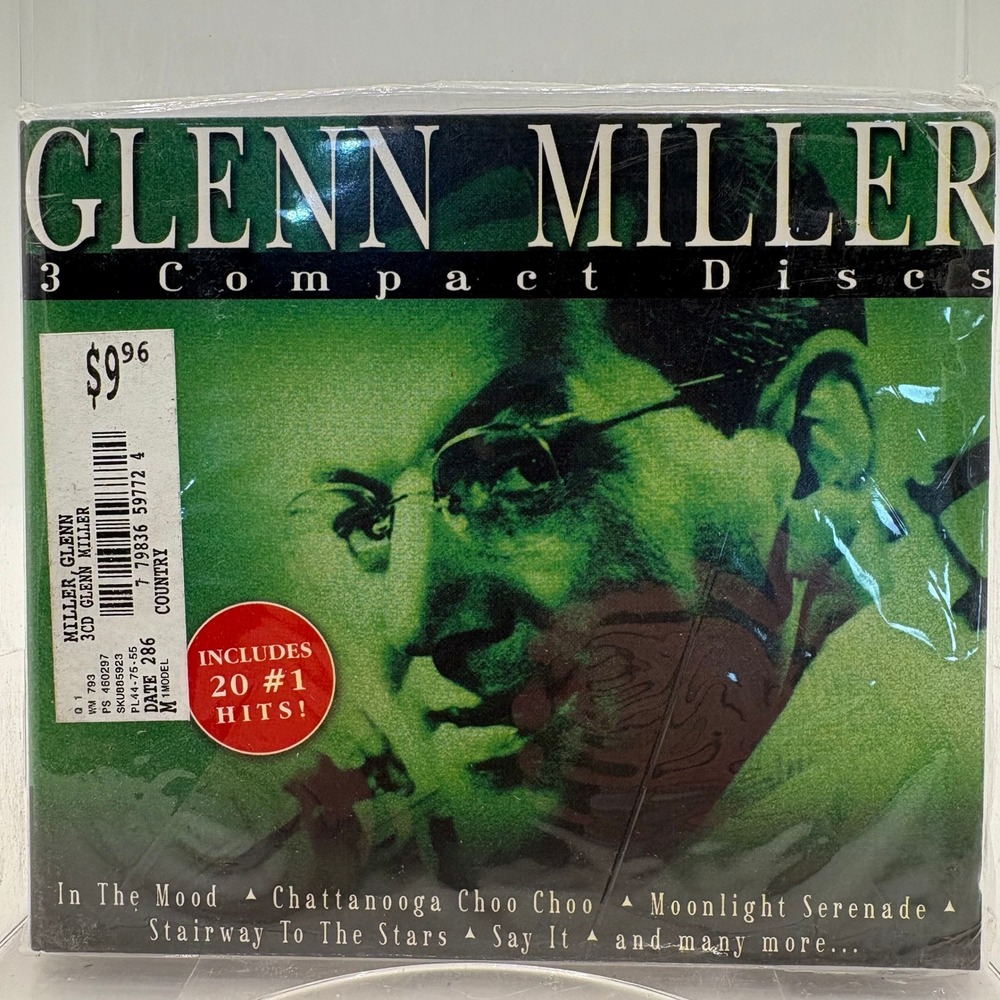 Glenn Miller 3 CD Box Set 20 Number 1 Hits Big Band‎ Swing Jazz DIGI-3-59772 NEW